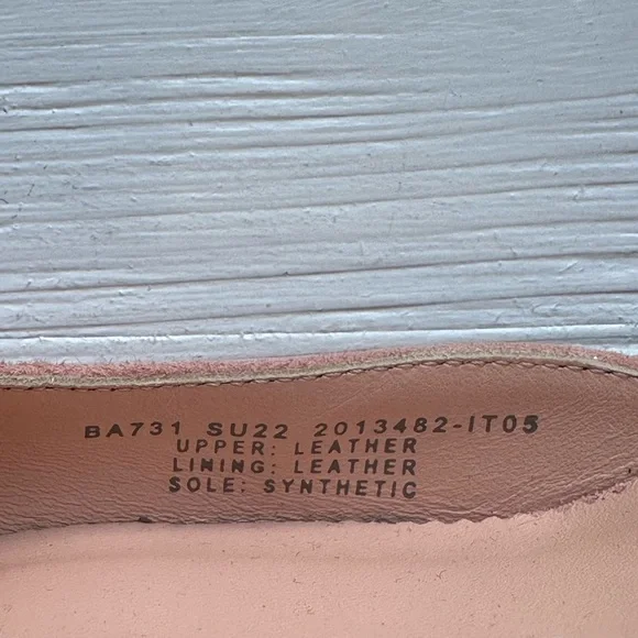 J.Crew Colette Slingback Pump Pointed Toe Blush Suede size 7.5 - Picture 2 of 8